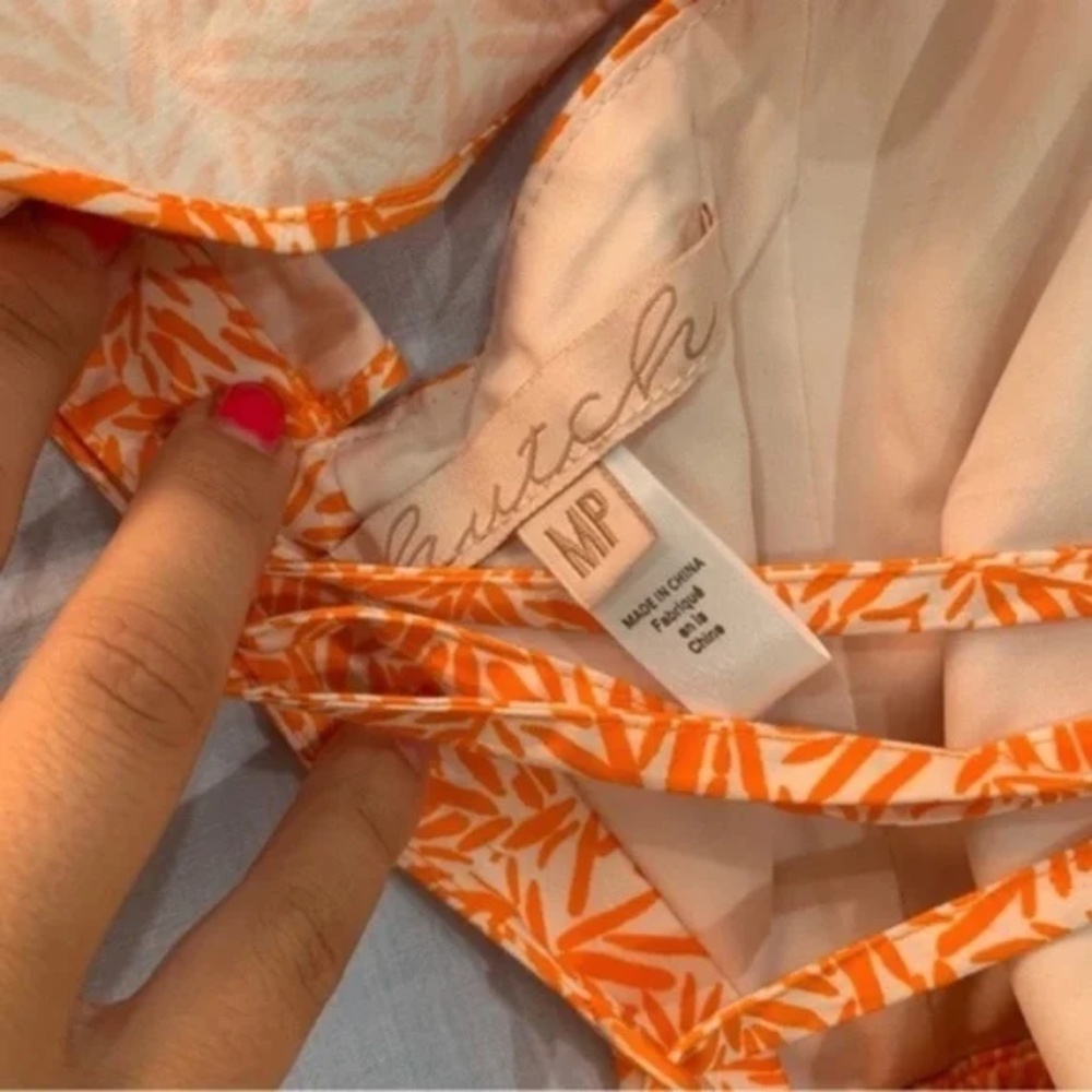 Anthropologie Hutch Jumpsuit Matchsticks  Ruffle Jumpsuit Medium Petite - Picture 9 of 9